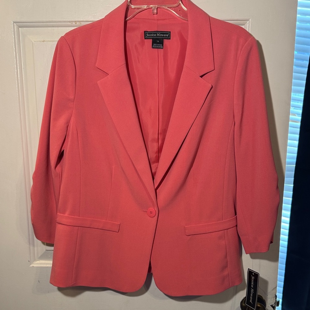 Jessica Howard NWT Vibrant Pink Blazer